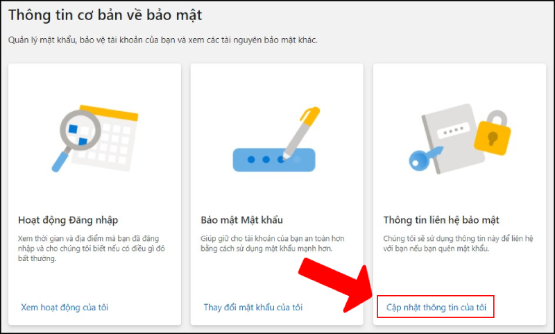Cập nhật thông tin
